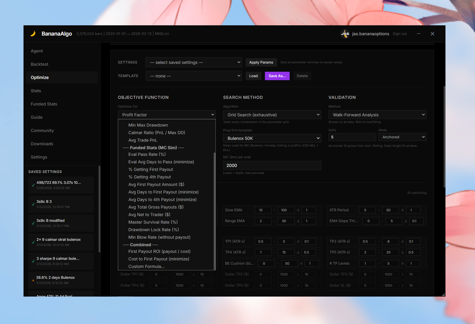 BananaAlgo screenshot 3