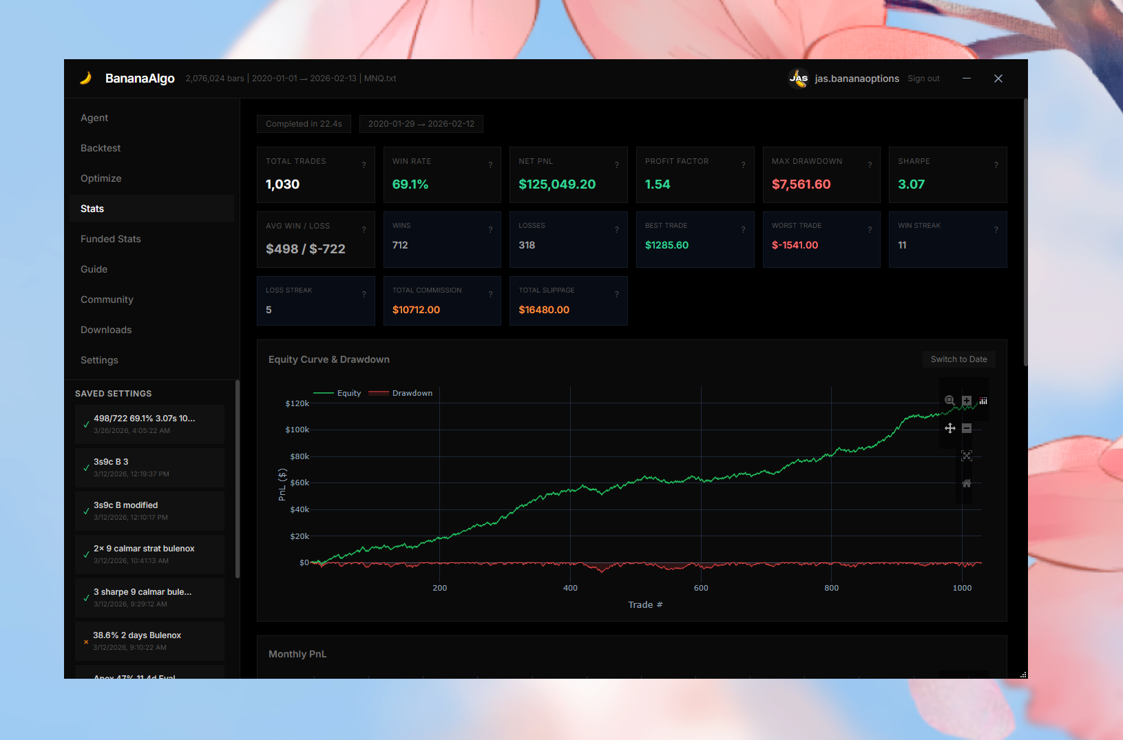 BananaAlgo screenshot 4